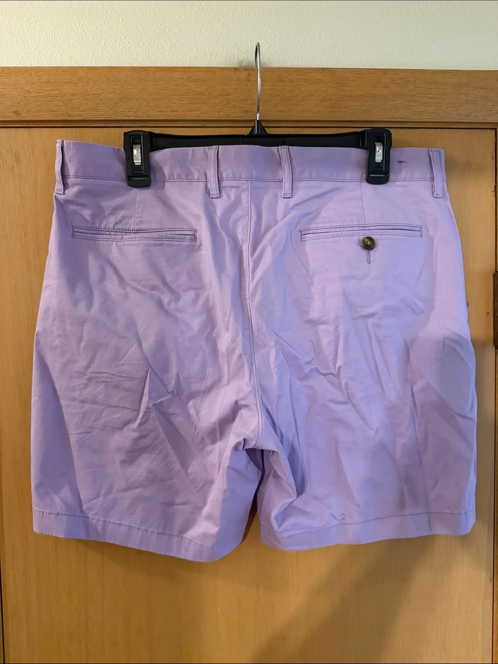 J. Crew Men's 7’’ Stretch Chino Shorts Lavender New Size 33